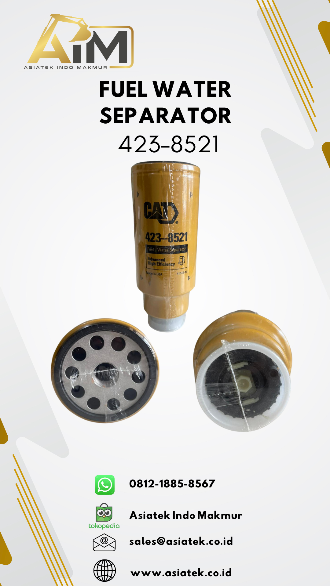 FUEL WATER SEPARATOR (423-8521)